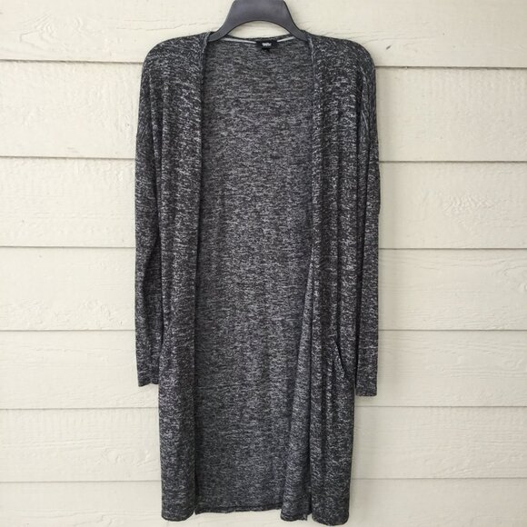 MASSIMO Dark Heather Grey Open Front Cardigan - Picture 1 of 5
